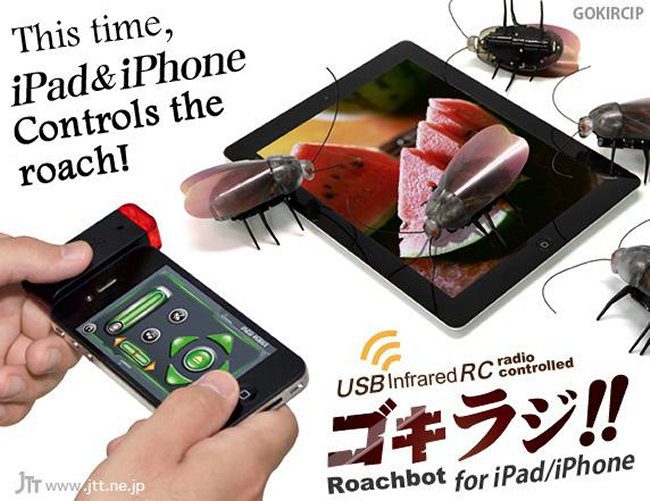 Roachbot 2.0 Ahora Manejaras Cucarachas Con El iPhone