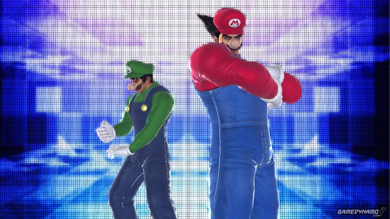 Tekken Tag Tournament 2 al estilo Mario Bros en  Wii U
