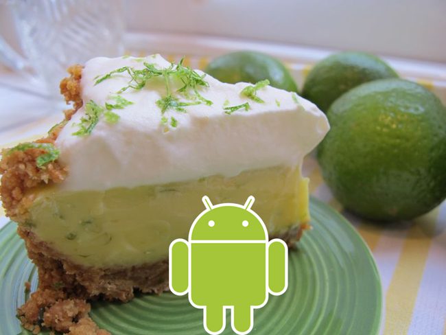 El Próximo Android Se Llamaría “Lime Pie” Y Podría Anunciarse En Una Semana