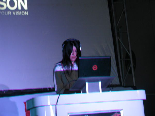 Jessica Audiffred le puso sabor con su música electrónica al EGS Fest 2012