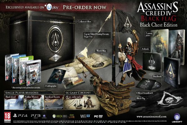 Assassin’s Creed IV: Black Flag nos muestra las ediciones especiales