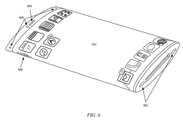 Apple patenta pantalla flexible para iPhone