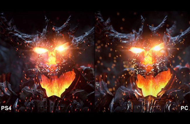 #PlayStation 4 vs #PC Vídeo De Unreal Engine 4 Frente A Frente