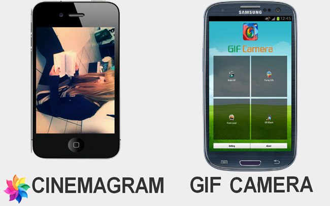 Cinemagram y su alternativa en Android: Gif Camera