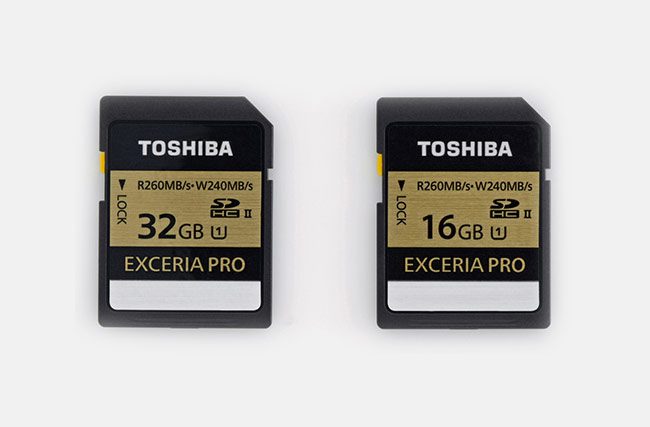 #Toshiba Exceria Pro SDHC Lee 1 GB En Sólo 4 Segundos