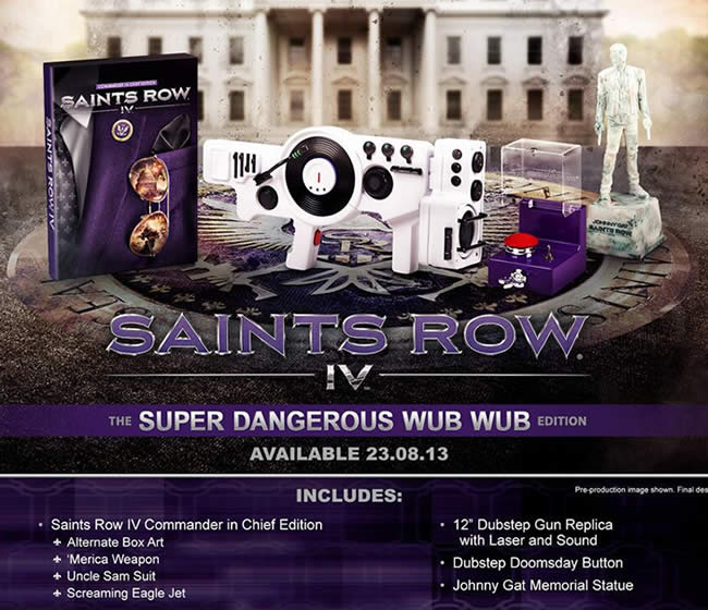 #SaintsRow IV Presenta Su Edición De Colección Con Caja Iluminada Rotatoria