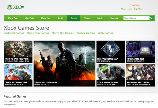 Microsoft #Xbox Live Marketplace Cambia El Nombre A Xbox Games Store