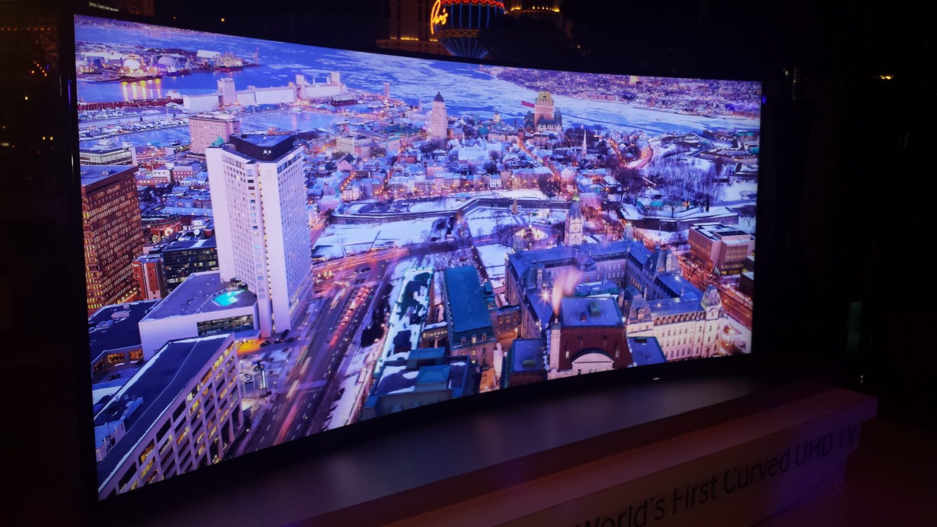 CES 2014: Samsung muestra tv curva