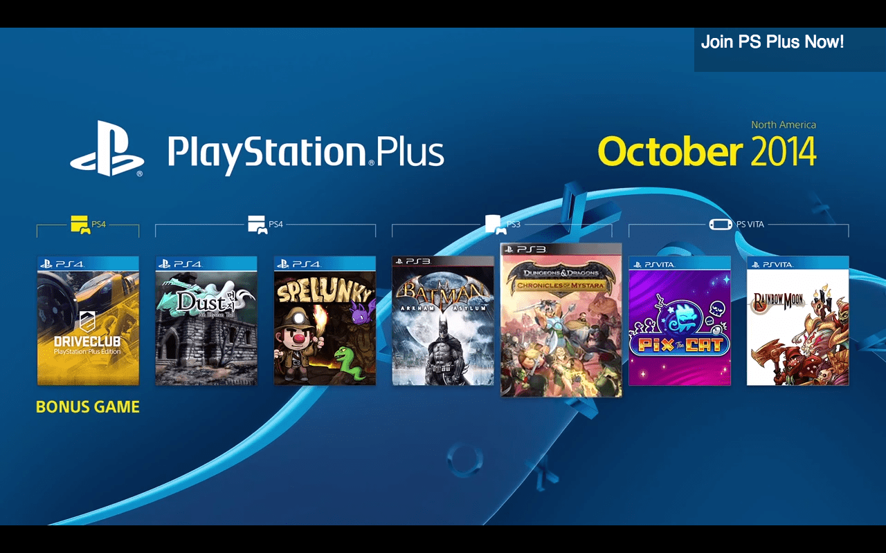 Juegos gratuitos de Play Station Plus en Octubre