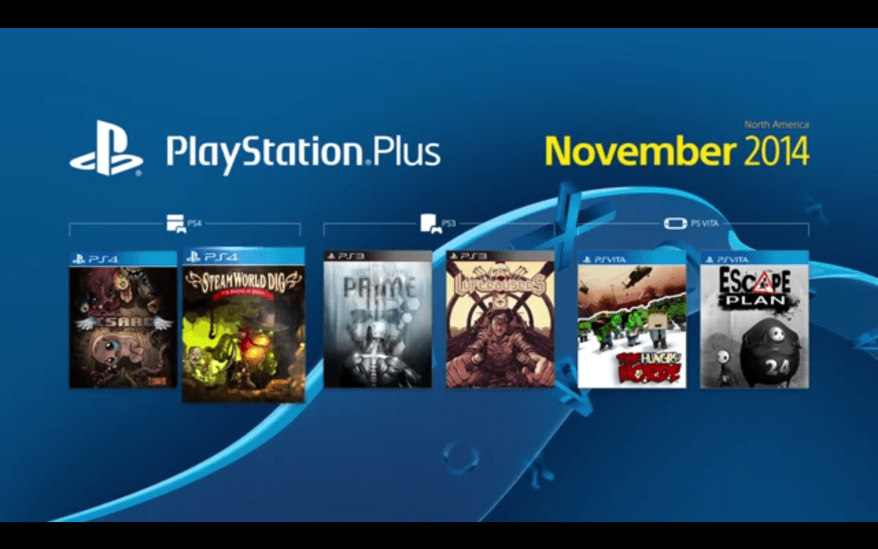 Juegos gratis para usuarios de Play Station Plus en Noviembre