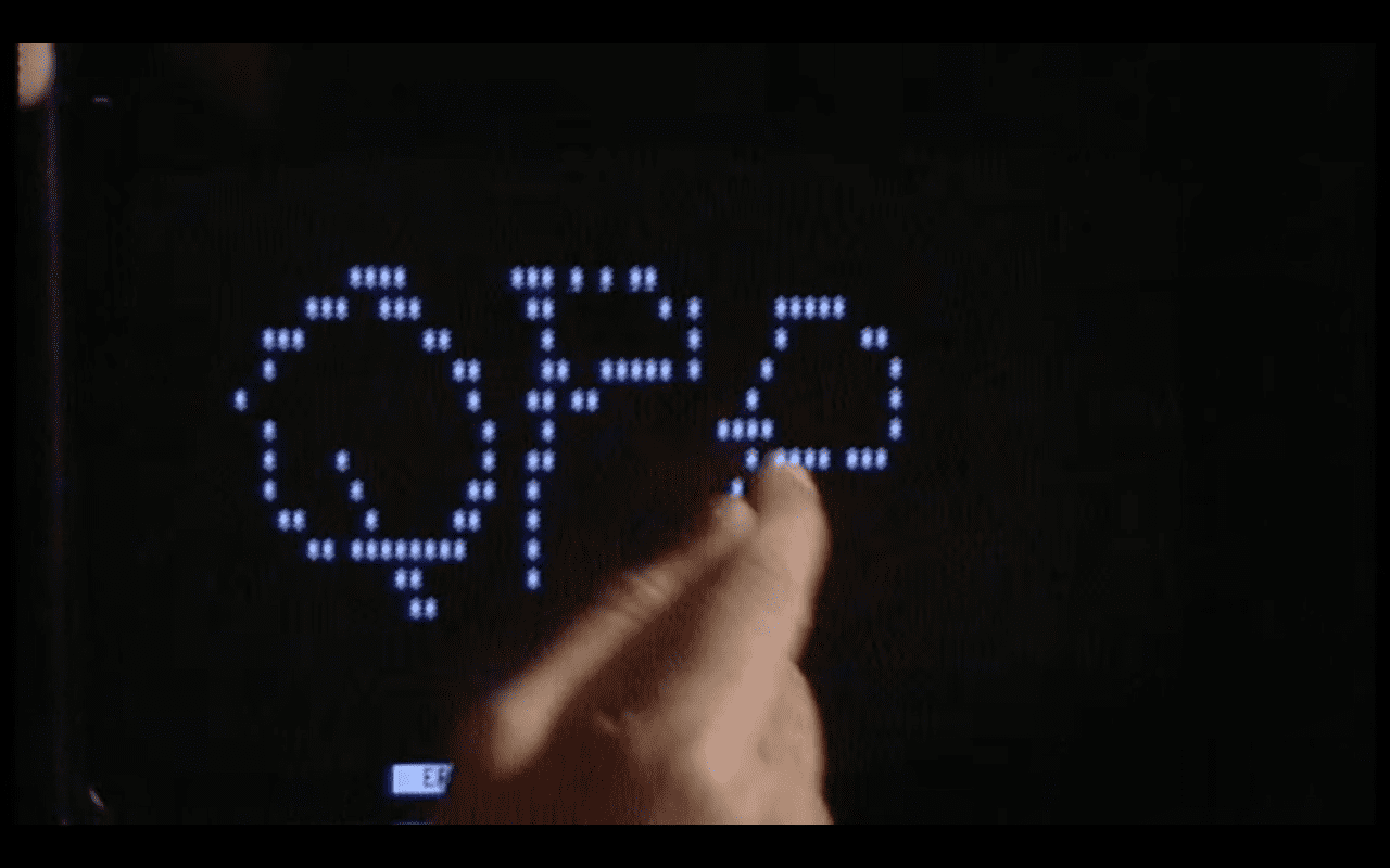 Como se imaginaban las pantallas táctiles en 1982