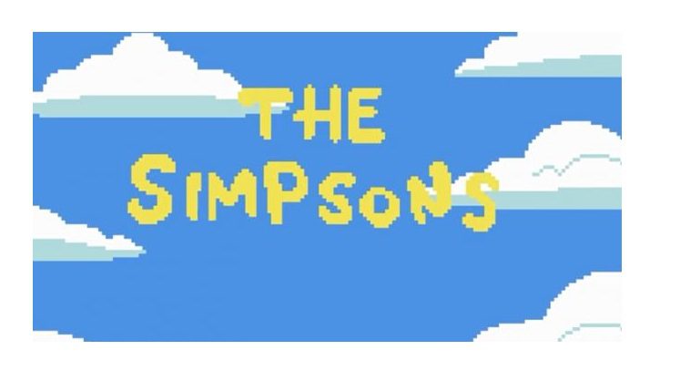 Los Simpsons al estilo de 8 bits