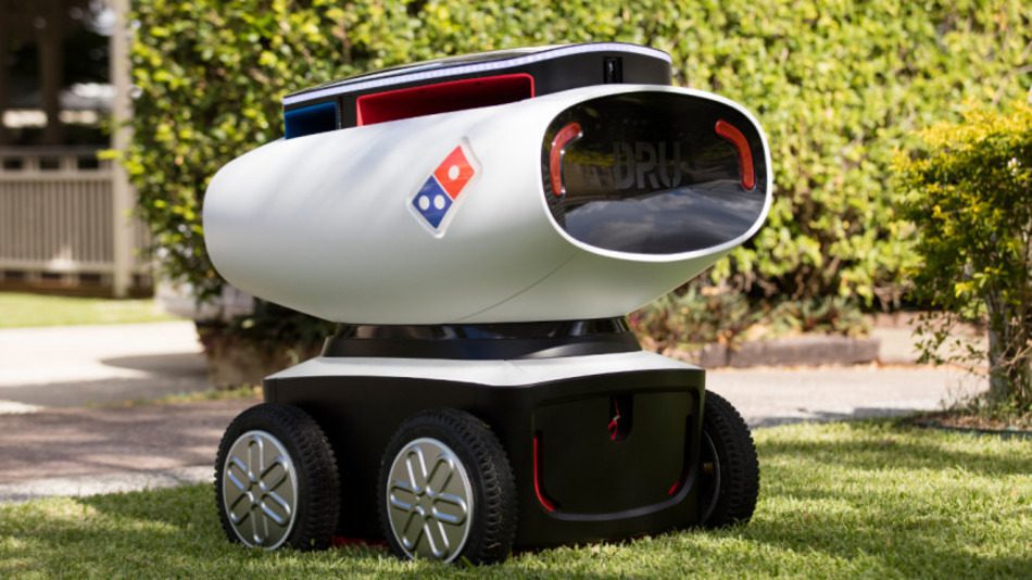 El robot repartidor de pizza de Domino’s