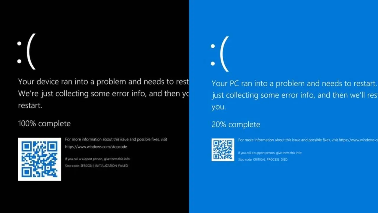 Windows 11 tendrá su propia pantalla de la muerte en color negro