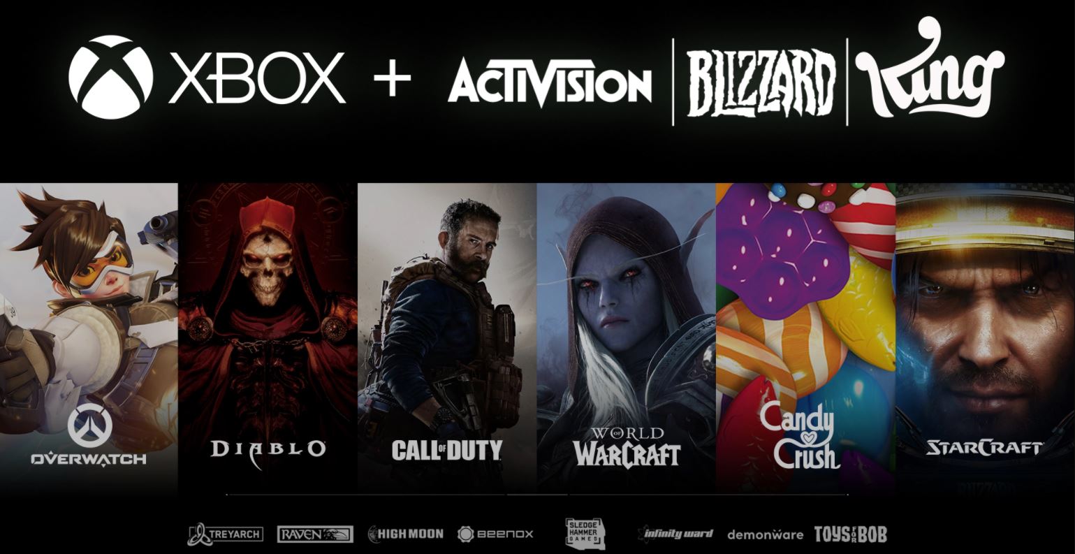 Activision Blizzard es comprada por Microsoft