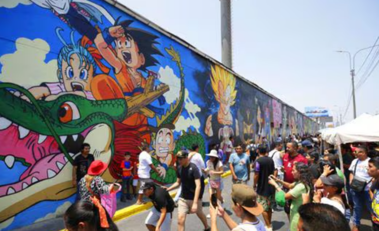 Perú le rinde hermoso mural en homenaje a Akira Toriyama